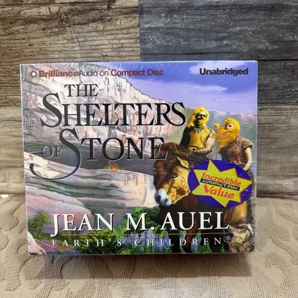The Shelters of Stone Jean M Auel Earth's Children Audiobook 28 CD Unabridged